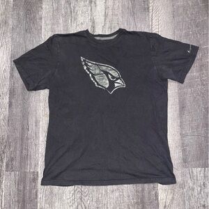 NFL Black Tee with Silver Graphic